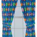 Jay Franco Marvel Super Hero Adventures Double Team 63" Inch Drapes - Beautiful Room Dcor & Easy Set Up, Bedding Features The Avengers - Curtains Include 2 Tiebacks, 4 Piece Set