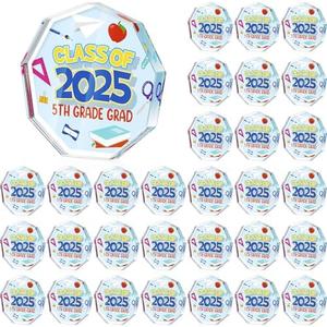 Geelin 18 Pcs 2025 5th Grade Graduation Gifts Bulk Fifth Grade Graduation Gifts Acrylic Award Next Stop Middle School Acrylic Keepsake Plaque Award Gift for Achievement Teacher Classroom Supplies