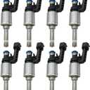 16600-1LA0A 8pcs Set 6 Holes Fuel Injectors Compatible with Infiniti M37 M56 Q70 Q70L QX56 QX80 5.6L VK56VD