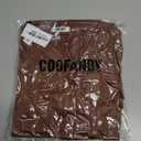 COOFANDY Mens Wrinkle Free Dress Shirts Long Sleeve Untucked Shirts Casual Button Down Shirts (Large, Brown)