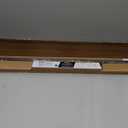 BlastHome Non-Adjustable Luxury Curtain Rods for Windows, 1 Rod Set, 4 foot Fixed Length, Brushed Dark Brown