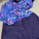 Women Tankini Swimsuits with Shorts - Two Piece Tummy Control Bathing Suits Top with Two Pockets Bottom Swimwear (M)