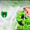 2 Pack Garden Netting for Raised Beds, 6x3 FT Mesh Plant Covers with Drawstring for Garden Protection, Raised Bed Bird Netting Pest Barrier Screen for Protecting Vegetables Fruits Flowers Crops