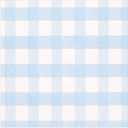 Caspari Gingham Paper Luncheon Napkins in Light Blue, 20 Per Package