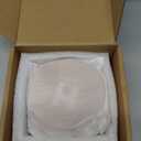 WORHE Marble Coaster for Drinks 4" Diameter Set of 4 Round Travertine Coasters for Home Decor Office Parties Birthday Housewarming Gift, Protect Countertops from Dirty,Sturdy and Tough Red (WH026)