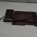 Yirilan Wood Phone Docking Station, Nightstand Organizer for Father Man, Birthday Gifts for Men/Dad/Boyfriend/Grandpa, Anniversary, Christmas, Graduation Travel Idea Gadgets-Brown