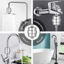 20-Stage Shower Head Filter for Hard Water, with 2 Replaceable Filter Cartridges, High Output Shower Water Filter for Removing Chlorine and fluoride,Chrome