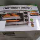 Hamilton Beach Sure-Crisp Air Fryer Toaster Oven Combo, Fits 9 Pizza, 4 Slice Capacity, Powerful Circulation, Auto Shutoff, Stainless Steel (31403)