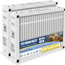 FC100A1037 Air Filter Compatible with Honeywell FC100A1037 HVAC AC Filter 20x25x4 MERV 11 Air Cleaning Foldable Design Actual Size 19.94"x 24.88" x 4.38"(2-PACK)