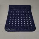 Yimobra Bathtub Mat Non Slip, Super Strong Suction Cups, 27.5"x15.5" Long Shower Mat with Drain Holes, Machine Washable Fast Draining Bath Mats, Bathroom Essentials,Navy Blue