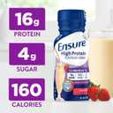 Ensure High Protein Strawberry Nutrition Shake, Ready to Drink, 16g Protein and 27 Vitamins and Minerals, 8 fl oz, 24 Pack