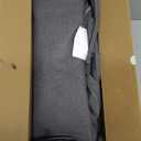 Favoyard Outdoor Bench Cushion 48 x 16 Inch Rainproof Patio Furniture Cushions 3-Year Color Fastness Garden Settee Porch Pads with Ties, Dark Gray