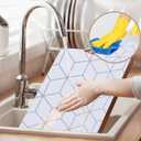 Shelf Liners for Kitchen Cabinet 24 Inch Wide X 20 Ft Non Adhesive Cabinet Drawer Liner Non Slip Water Oil-Proof Strong Grip Pantry Fridge Shelves Liner Bathroom Drawer Mat Cupboard Closet Liner