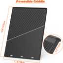 Onlyfire Reversible Cast Iron Cooking Griddle for Weber Genesis II & Genesis II LX 300 Series Gas Grills