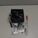 upHere Low Profile CPU Cooler 6mm*6 Low Profile Cooler 120mm Fan Low Profile CPU Cooler AM4 Compatible with AM5/Intel LGA 2011/2066(X79/X99)/1851/1700/1200/1150/1121/1155/1156/1366/1356/AM3/AM2/AM3+ (Black)