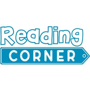 Students Reading Corner Educational Sign Wall Decal Decoration Book Lover Fun Cute Reading Corner Sign Home Room Wall Dcor Lasts Years and Easily Removable - Size: 40 in(W) x 16 in(H)