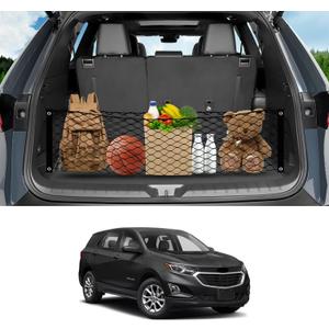Karltys Envelope Style Cargo Net for 2018-2026 Chevy Equinox and GMC Terrain, Elastic Heavy Duty Rear Trunk Cargo Net Storage Organizer for 2024-2026 Chevrolet Equinox EV