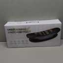 Electric Lumbar Traction Device for Lower Back Pain Relief, Multifunctional Lumbar Stretcher with Dynamic Traction, Red Light Therapy, 8-Level Electrotherapy, 3-Level Thermal Therapy, Vibration (Black)