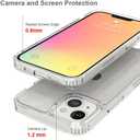 for iPhone 13 Mini Pro Max Case Soft Silicone Clear Back Hard Cover Case for iPhone 13 Mini iphone13 pro max,Black,for Iphone13 Pro Max