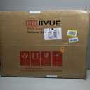 LOAAO 22x30 Inch White Metal Framed Bathroom Mirror for Wall, White Bathroom Vanity Mirror Farmhouse, Large Rounded Rectangle Mirror, Anti-Rust, Hangs Horizontally or Vertically