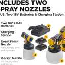 Wagner Spraytech FLEXiO 3550 18V Cordless HVLP Paint & Stain Sprayer