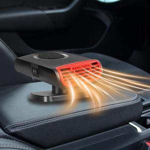 Car Heater, Portable Auto Car Heater, 2 in 1 Car Heater 360 Rotatable Heater, 12V 150W Car Heater, Plugs Into Cigarette Lighter Quickly Defrost Defogger Auto Defogger for Car