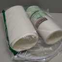 Set of 2 Pure White Linen Drum Lamp Shade 13" Top x 13" Bottom x 10" High (Spider) Contemporary Lamp Shades for Table Lamps & Bedside Lamps Replacement Lampshade - GO&SO - Assembly is Required