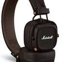Marshall Major V On-Ear Wireless Bluetooth Headphones - Brown