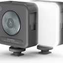 SmallRig P96 LED Video Light, Portable Camera Lights, 96 LED Beads for Photography Video Lighting, Rechargeable 2200mAh CRI 95+ 2700-6500K w 3 Cold Shoe (Gray)