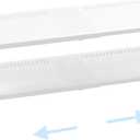 Cabinet Shelf,Expandable Adjustable Stackable Kitchen Organizer,for cabinets, Kitchens, countertops, bathrooms Shelf Organizer(2Packs/White,Large)