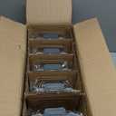 M MCIRCO [5-Packs, 36 Oz Glass Meal Prep Containers with Snap Locking Lids Glass Food Containers,Airtight Lunch Container,Microwave, Oven, Freezer and Dishwasher (4.5 Cup) (Gray)