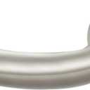 1 1/8 Inch Diameter Room Darkening Curtain Rods 110-160, Heavy Duty Window Wrap Around Drapery Rod with Aluminum Bracket, Accessories, Wall Mounted Ceiling Mounted, Adjustable Length, Brushed Nickel