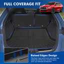 Mixsuper Cargo Liner for 2019-2025 Infiniti QX50/2022-2025 QX55, All Weather Trunk Mat Backrest Mat TPE Back Seat Cover Protector for QX50 QX55 Accessories