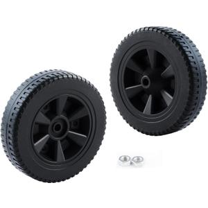 7 Inch Grill Wheel Replacement for Dyna Glo Grill Parts DGF493BNP DGH474CRP Grill Replacement Wheels DGH450CRP DGB463CNP DGF510SBP BBQ Wheels Parts 70-05-104 Dyna Glo Wheel Replacement Kit Plastic