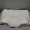 CHxxy Memory Foam Pillows, Cervical Pillow for Neck and Shoulder Pain Relief, Ergonomic Contour Bed Pillow, Soft for Side Sleep Stomach Sleeping and Back Sleeper-Queen Size