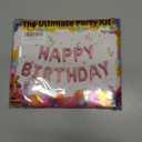 Rose Gold Happy Birthday Balloon Banner Personalized Name 16 Inch Foil happy birthday balloons letters with A-Z set and extra letters Birthday Party Decorations Happy happy birthday balloon