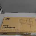 Mounting Dream TV Wall Mount for Most 37-75 Inch TVs, Universal Tilt TV Mount Fit 16", 18", 24" Stud with Loading Capacity 132lbs, Max Vesa 600 x 400mm, Low Profile Flat Wall Mount TV Bracket (Black)