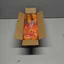 Geegoods 16 Bundles Artificial Fall Flowers Outdoor  Faux Lavender Flowers with Monkey Grass UV Resistant Plastic Faux Plants for Halloween Front Door Porch Patio Yard Balcony Decor, Orange Color