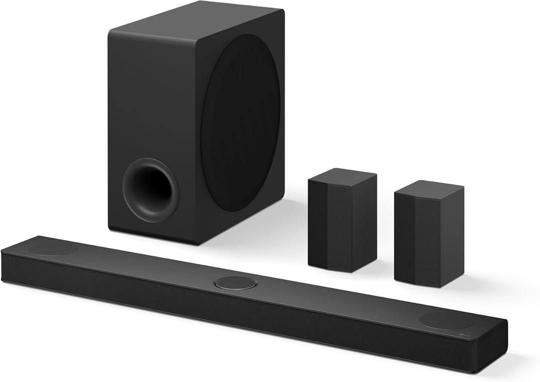 LG S80TR 5.1.3 ch. OLED evo TV Matching Home Theater Soundbar with Rear Surround Speakers and Wireless Subwoofer, Wow Orchestra, Dolby Atmos, WOWCAST Built-in (2024 Model)