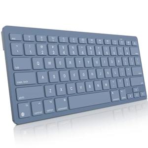 OMOTON Keyboard for Mac, Wireless Keyboard for Mac, 14 Media Shortcuts, Stable Bluetooth & Ultra-Slim Portable, Compatible with MacBook Pro/Air/iMac, Blue