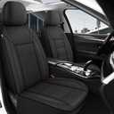 kvs 3D Air Mesh Car Seat Covers Full Set, Breathable Split Bench Compatible Seat Covers for Cars, Universal Car Interior Covers for Most Sedan Truck SUV Vans(Black)