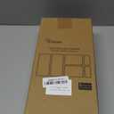 6 Pack Large Clear Plastic Drawer Organizer Trays, Acrylic Kitchen Drawer Organization and Storage Dividers, Non-Slip Storage Bins for Makeup, Kitchen Utensils, Bathroom, Jewelries and Office Desk