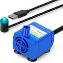 USB Pet Water Dispenser Pump, Submersible Motor for Stainless Steel Cat Water Fountain