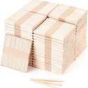 3000pcs 4.5" Wooden Craft Sticks, Popsicle Sticks for Waxing, Ice Cream Sticks, Wooden Sticks for Crafts, Hair Removal and Waxing Supplies, Creative Designs and Home Art Projects