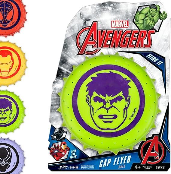 JA-RU Marvel Avengers & Spiderman Water Frisbee Soaker - Assorted Rubber Discs for Kids & Adults. Pool & Beach Toys. Summer Fun. Stocking Stuffers. 6814-1
