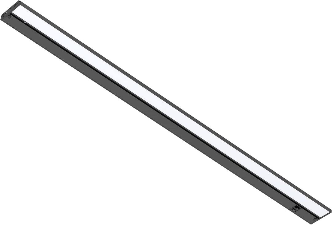 LAGOM Halo Under Cabinet Light, 40Inch Hardwired Dimmable LED, 2700K/4000K/5000K, Power Cord Sold Separately, Black, UC0140BK27