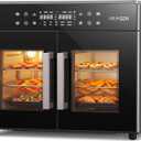 AIRMSEN French Door Dual Zone Air Fryer Toaster Oven Combo, 32QT Capacity, XL