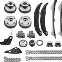 20PCS Timing Chain Kit with VVT Sprocket Compatible with Hyundai Santa Fe 2007-2012 Genesis 2011 Kia Sedona 2011-2014 Sorento 2012-2013 3.3L 3.5L 3.8L