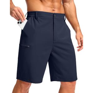 G Gradual Men's Casual Shorts  9" Lightweight 4  LPockets Stretch Quick-Dry Summer Shorts for Golf Work Hiking Trips