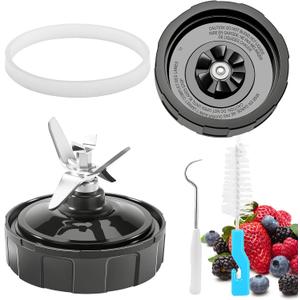 1-pack 6 Male Fins Extractor Blade Assembly for Ninja Blender Replacement Parts, 3.94in/10cm Blender Blade Compatible with Ninja Blenders Auto iQ BL450-70 BL451-70 BL454-70 BL480 L480D BL480-70